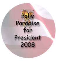 Button - 2008 Poly Paradise for President